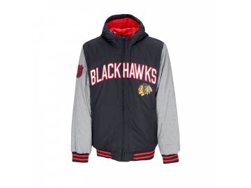 Pánská Bunda Chicago Blackhawks Cold Front Polyfilled Padded Jacket w. Hood