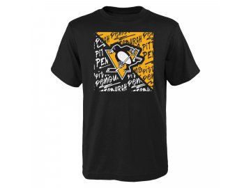 Dětské Tričko Pittsburgh Penguins Divide Ss Ctn Tee