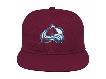 Dětská Kšiltovka Colorado Avalanche Logo Flatbrim Snapback