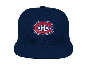 Dětská Kšiltovka Montreal Canadiens Logo Flatbrim Snapback