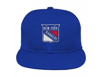 Dětská Kšiltovka New York Rangers Logo Flatbrim Snapback