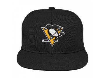 Dětská Kšiltovka Pittsburgh Penguins Logo Flatbrim Snapback