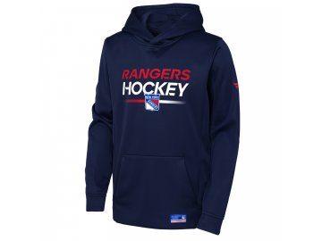 Dětská Mikina New York Rangers Authentic Pro Hoodie Po Hood