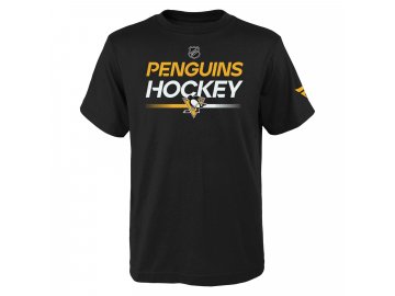 Dětské Tričko Pittsburgh Penguins Apro Wordmark Ss Ctn Tee