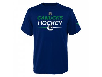 Dětské Tričko Vancouver Canucks Apro Wordmark Ss Ctn Tee