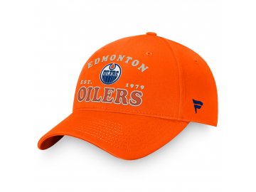 Pánská Kšiltovka Edmonton Oilers Heritage Unstructured Adjustable