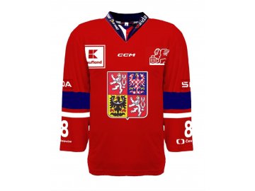 Nový dres české hokejové reprezentace 2023/24 CCM Authentic - červený
