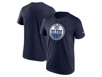 Pánské Tričko Edmonton Oilers Primary Logo Graphic T-Shirt