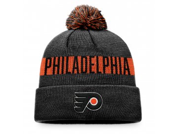 Pánská Zimní čepice Philadelphia Flyers Fundamental Beanie Cuff with Pom