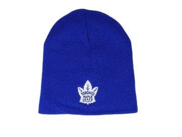 Pánská Zimní Čepice Toronto Maple Leafs Cuffless Knit Blue