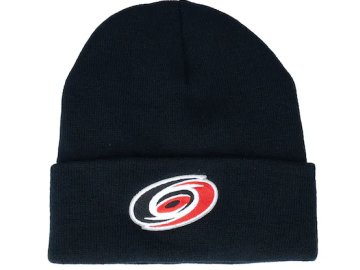 Pánská Zimní Čepice Carolina Hurricanes Cuffed Knit Black