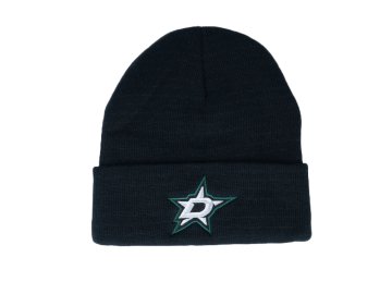 Pánská Zimní Čepice Dallas Stars Cuffed Knit Black