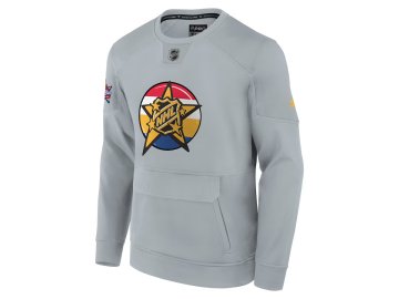 Pánská mikina 2024 NHL All-Star Game Authentic Pro Tech Fleece Gray