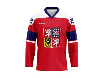 Fan dres CCM Česká republika - červený