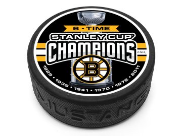 Puk Boston Bruins Six-Time Stanely Cup Champions Puck