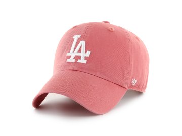 Pánská Kšiltovka Los Angeles Dodgers ’47 CLEAN UP Island Red