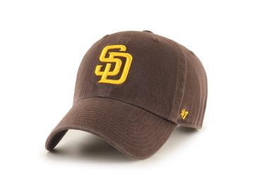 Pánská Kšiltovka San Diego Padres '47 CLEAN UP w/ No Loop Label Brown