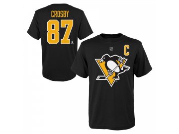 Dětské tričko Pittsburgh Penguins Sidney Crosby 87 Player Name & Number