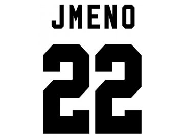 Potisk trička nebo mikiny vlastním jménem a číslem