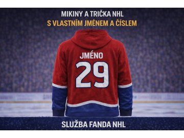Potisk trička nebo mikiny vlastním jménem a číslem