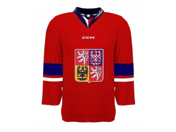 Nový dres české hokejové reprezentace 2023/2024 CCM Fandres replica - červený