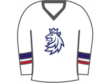 Odznak dres Lev bílý