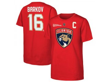 Dětské tričko Aleksander Barkov #16 Florida Panthers 2024 Stanley Cup Champions Name & Number