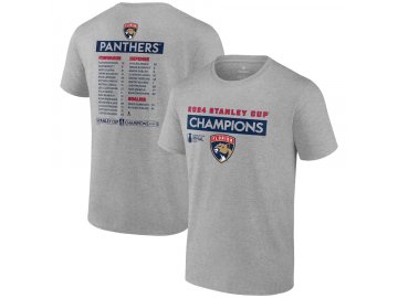 Pánské tričko Florida Panthers 2024 Stanley Cup Champions Roster