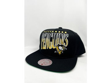 Pánská Kšiltovka Pittsburgh Penguins Line Work Snapback Vntg