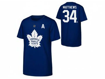 Dětské tričko Auston Matthews Toronto Maple Leafs NHL Flat N&N Ctn Tee
