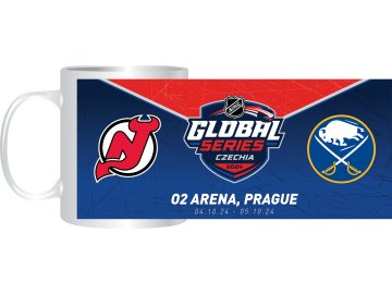 Hrnek NHL Global Series 2024 Czechia Buffalo Sabres vs New Jersey Devils Friendship Ceramic Jumbo Mug 440ml