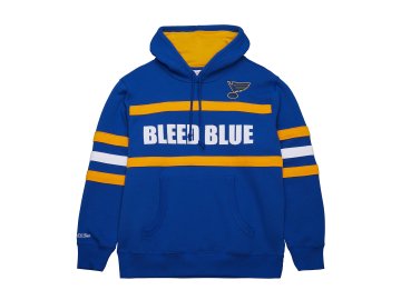Pánská Mikina St. Louis Blues Head Coach Hoodie Current Logo