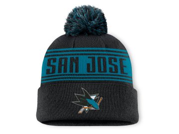 Pánská zimní čepice San Jose Sharks NHL A/CAP Beanie Cuff W/Pom