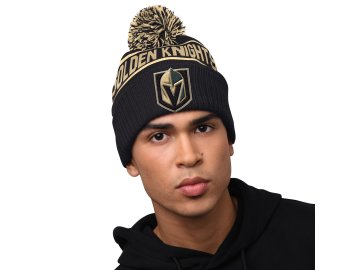 Pánská Zimní Čepice Vegas Golden Knights Blizzard Pom Beanie