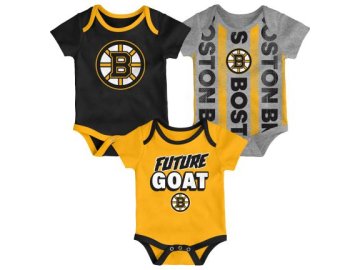 Dětské Body 3v1 Boston Bruins Loyal Buddies Creeper Set