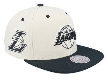 Pánská kšiltovka Los Angeles Lakers Evergreen Cream Black Snapback