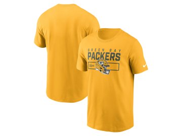 Pánská tričko Green Bay Packers NFL Nike SS Helmet Essential Tee
