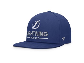 Pánská kšiltovka Tampa Bay Lightning NHL Authentic Pro A/Cap Flat Brim Square Visor Structured Adjustable