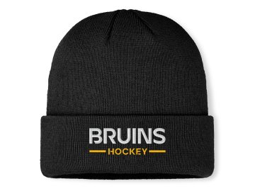 Pánská zimní čepice Boston Bruins NHL Authentic Pro A/Cap Cuffed Beanie