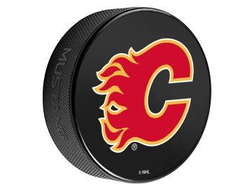 Puk Calgary Flames NHL Printed Primary Logo