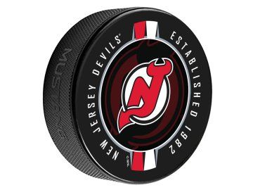 Puk New Jersey Devils NHL Ribbon Printed