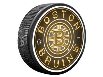Puk Boston Bruins NHL Neon