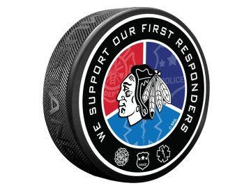 Puk Chicago Blackhawks NHL First Responder