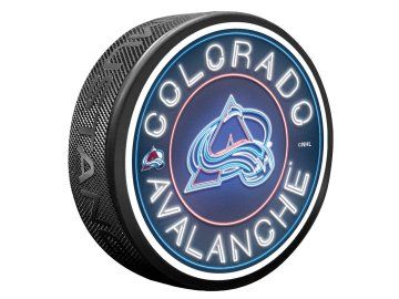 Puk Colorado Avalanche NHL Neon