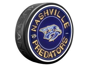 Puk Nashville Predators NHL Neon