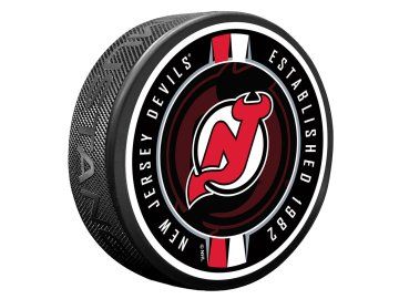 Puk New Jersey Devils NHL Ribbon