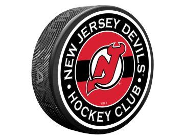 Puk New Jersey Devils NHL Stripe Design