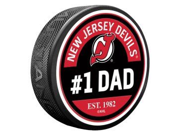 Puk New Jersey Devils NHL #1 Dad Textured Puck