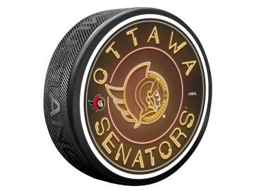 Puk Ottawa Senators NHL Neon
