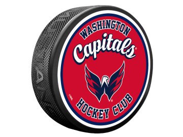 Puk Washington Capitals Retro Script